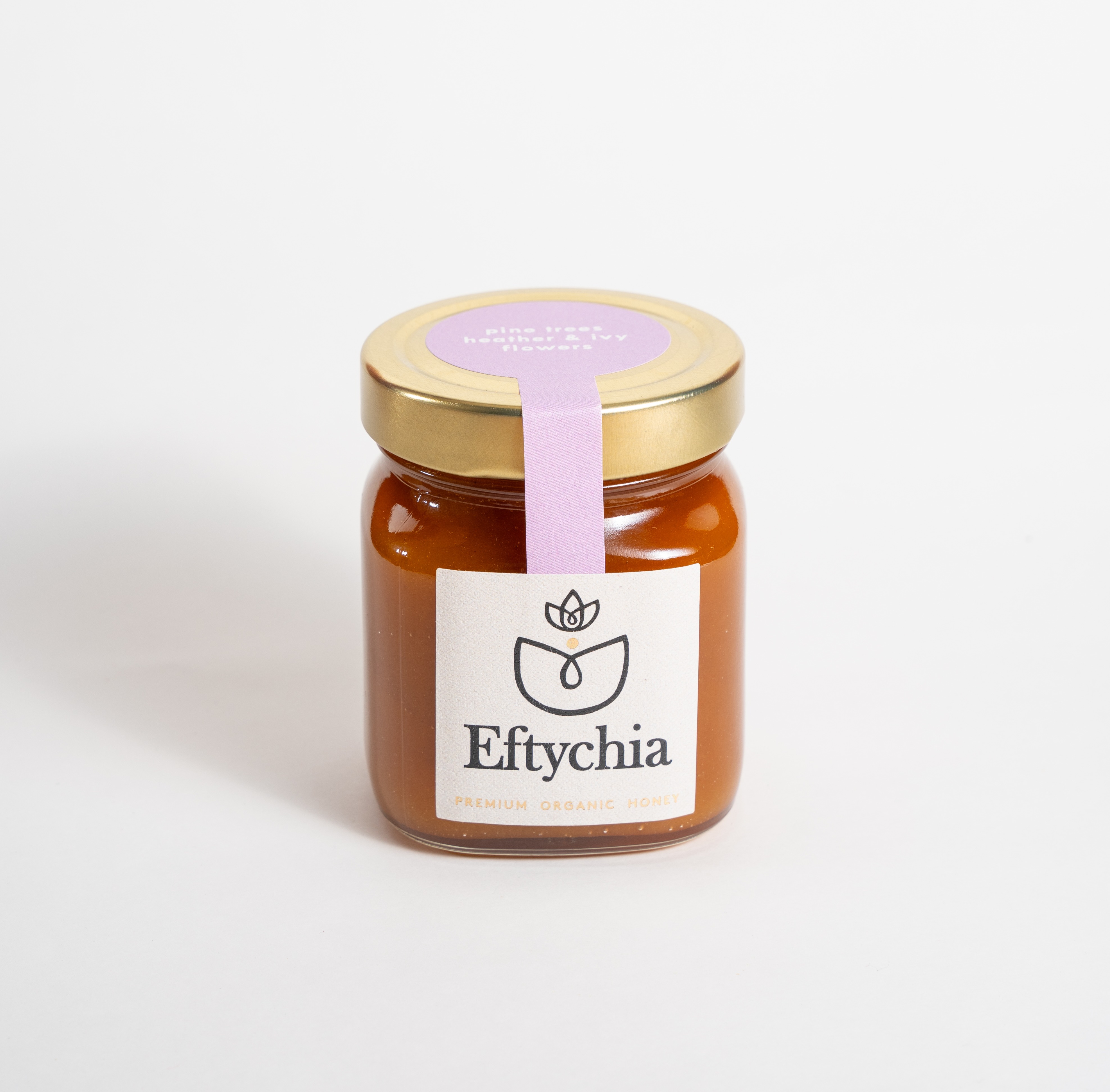Eftychia premium organic honey from Pine trees, Ivy, and Heather flowers